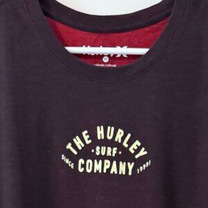 Nike Dri-Fit x Hurley Men's Black Burgundy Shirt